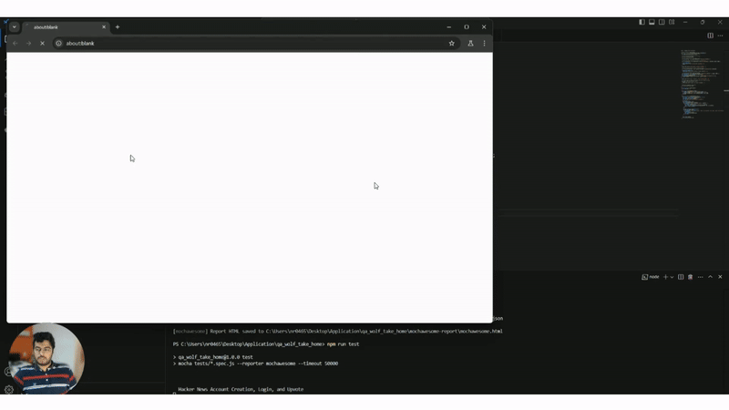 Playwright Automation GIF